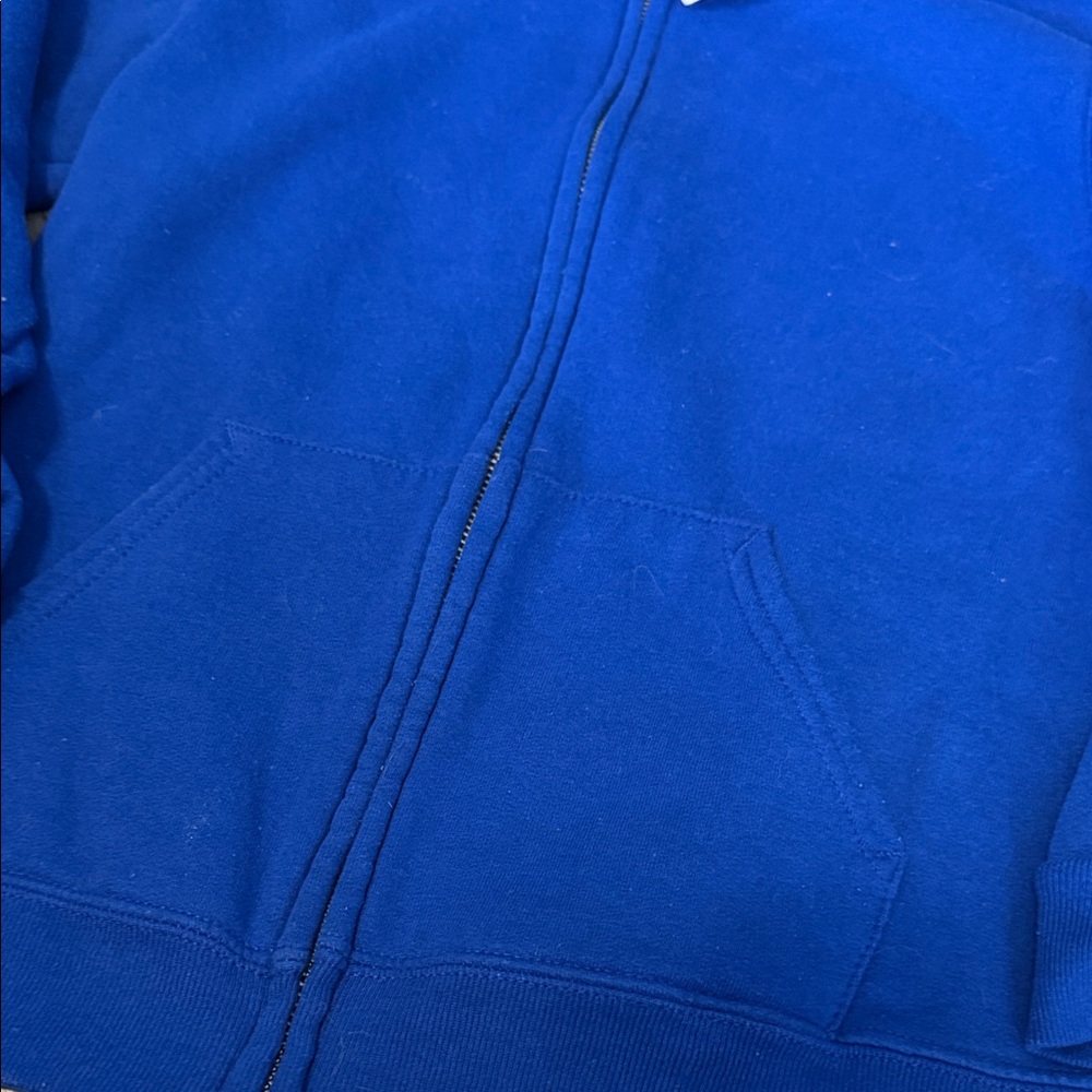 Hanes Kids Blue Hoodie Size 8 - Picture 3 of 3